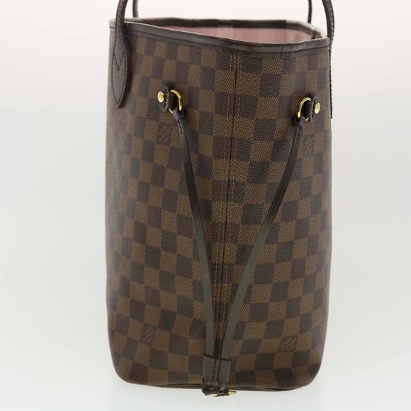 LOUIS VUITTON Damier Ebene Neverfull MM Tote Bag N51105 LV Auth 40600 - Picture 4 of 16